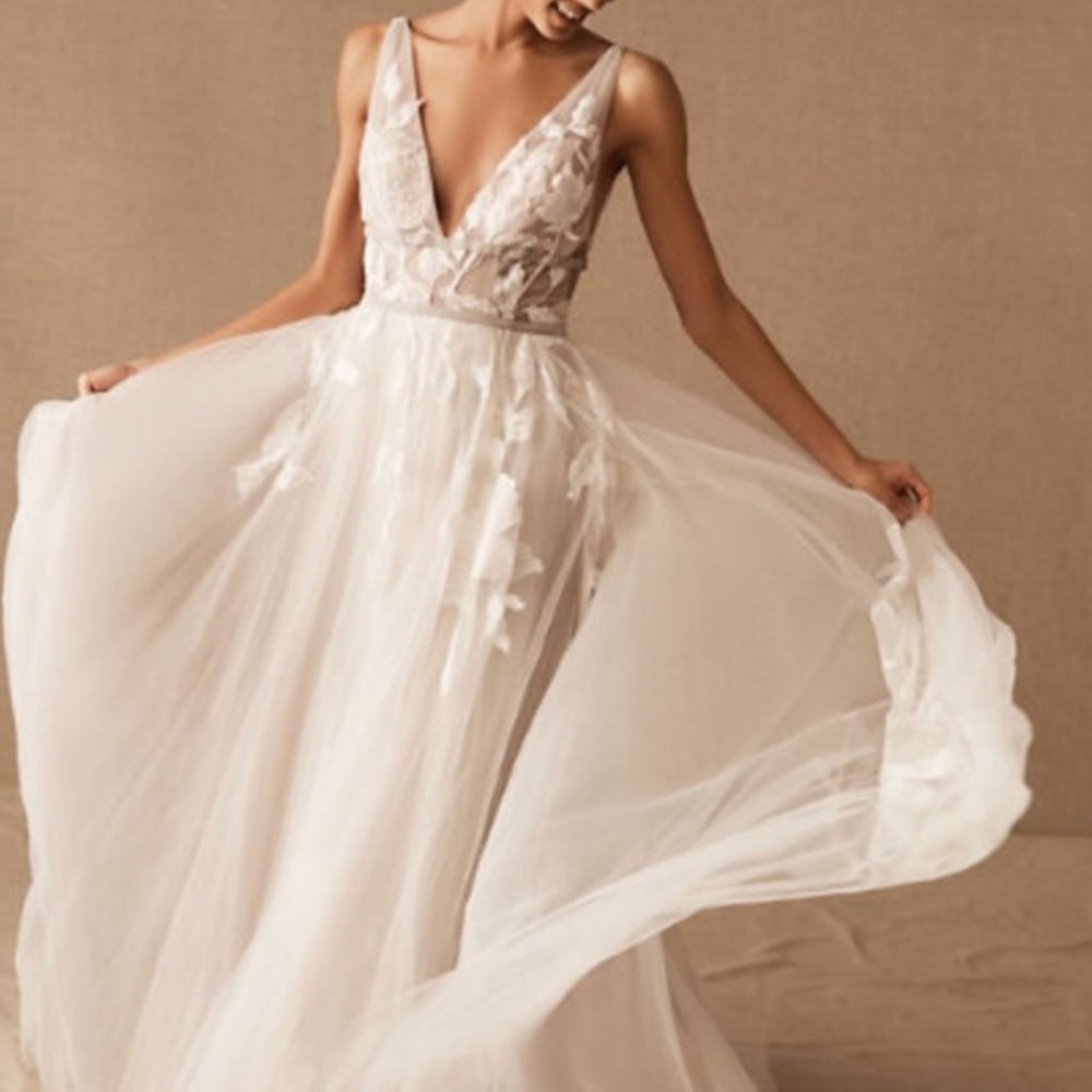 BHLDN Hearst wedding gown